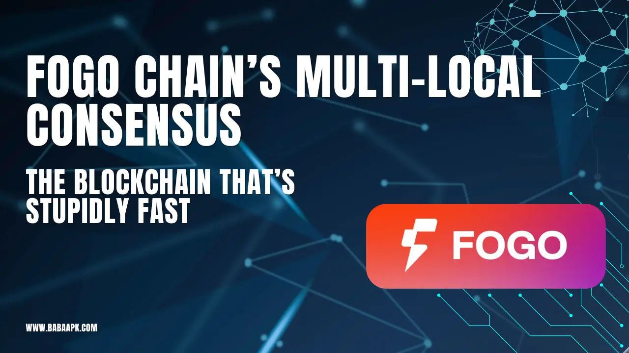 Fogo Chain’s Multi-Local Consensus: The Blockchain That’s Stupidly Fast